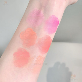 Kakashow Phong cách Hàn Quốc Dưỡng ẩm Rouge Frozen Liquid Blush Kết cấu hào quang màu đỏ tự nhiên trở nên bóng trong vài giây