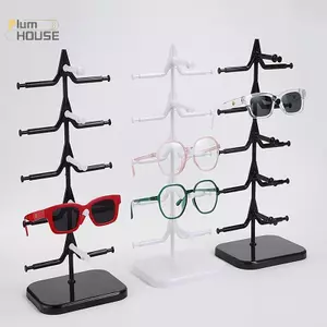 PlumHOUSE Kính Mát Nhựa, Kệ Trưng Bày Đứng Cho Kính Mắt, Tiết Kiệm Không Gian