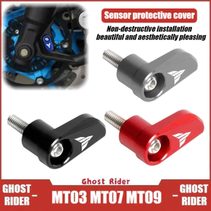 Dành Cho Xe Yamaha MT-03 MT-07 MT-09 MT-10 Trước & Sau ABS Cảm Biến Bảo Vệ Xe Máy Vỏ Bảo Vệ