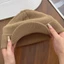 Mũ lưỡi trai dệt kim ấm áp COCODECOVED, Mũ beanie ngắn vành dày, Mũ beanie mềm mại thời trang Màu trơn Thêm mũ lót sang trọng mùa đông