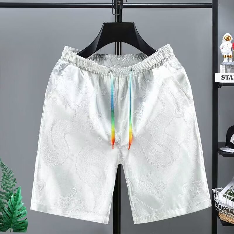 Quần Short Nam Họa Tiết Rồng Mùa Hè, Nhiều Màu Sắc