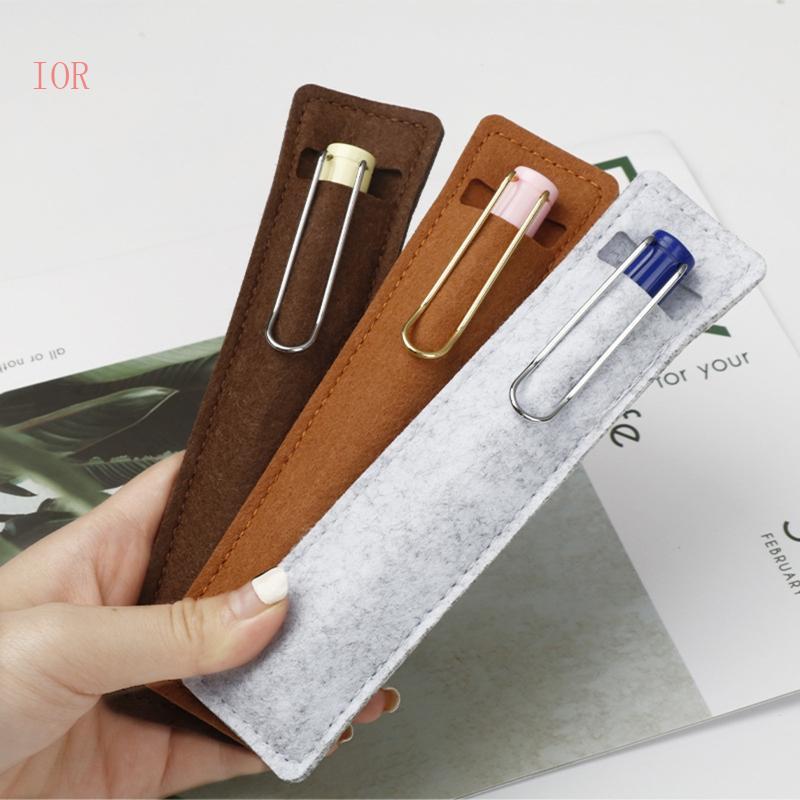 IOR Nỉ Đơn Bút Chì Cho Hộp Đựng Bút Trường Học Túi Bảo Vệ Cho C