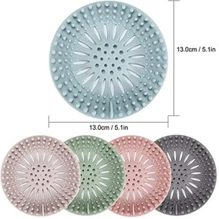 Bộ lọc thoát nước bồn rửa COZYNEST, Chống tắc nghẽn Dễ dàng làm sạch tóc Bắt vòi hoa sen, Bộ lọc tóc Vòng silicon thoát nước sàn Phụ kiện phòng tắm