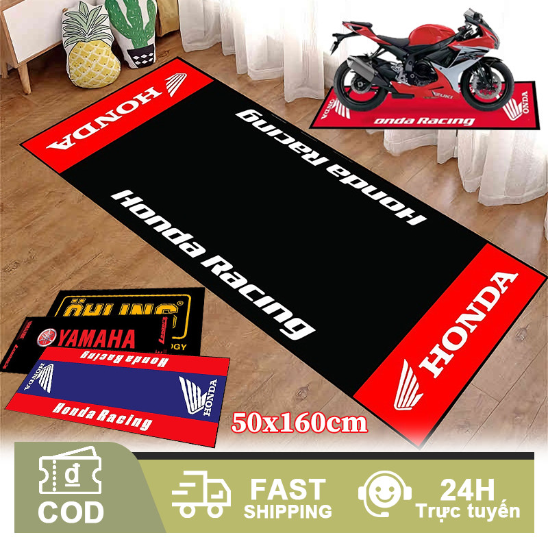 Thảm Chống Trượt Xe Máy 50x160cm Trang Trí Nhà - Dùng Phòng Triển Lãm, Phòng Ngủ, Gara & Phòng Khách