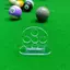 Huấn luyện viên cần bi-a Máy tập thì bi-a trong suốt 1 / 5 lỗ Bể bơi Cue Stroke Huấn luyện phụ kiện bi-a [Mina]