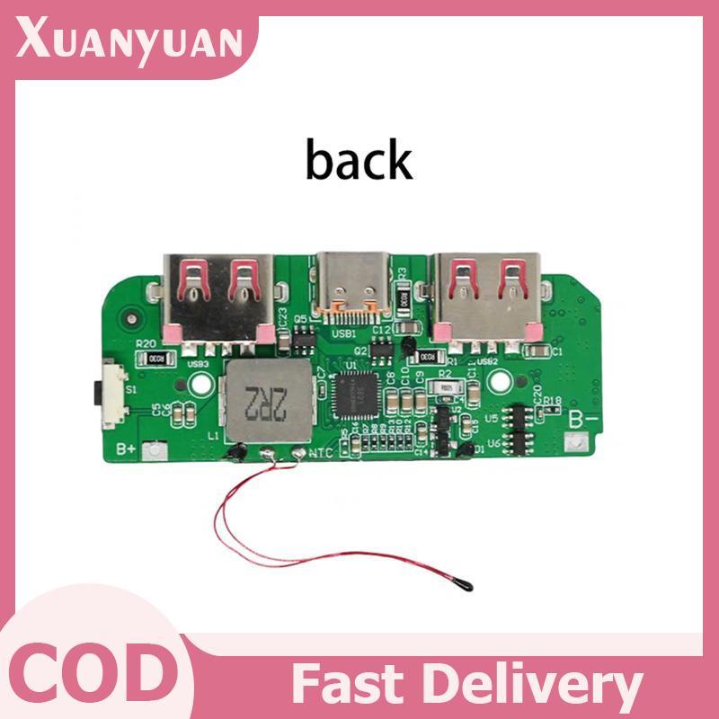 XUAN 1 Cái Bộ Chuyển Đổi Sạc Nhanh Hai Chiều Mô Đun Nguồn Điện Di Động DIY Bo Mạch Chủ Điện Có Màn Hình Type-c USB 22.5W VN