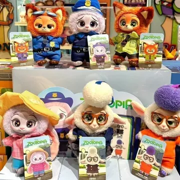 【Fast shipping】blind box zootopia zootopia blind box thỏ và cáo zootopia Búp bê nhồi bông - món quà dành cho bạn gái