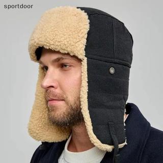 [sportoutdoor] Mũ bảo vệ tai ấm áp phong cách Hàn Quốc mùa đông Mũ trượt tuyết thể thao ngoài trời Thời trang ấm áp cho nữ và nam giới [ra ngoài]