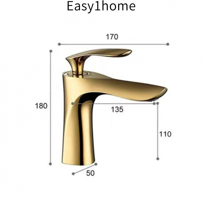 Vòi nóng lạnh hoàn toàn bằng đồng TOTO cho bồn rửa, bồn rửa mặt, vòi bồn rửa âm tường