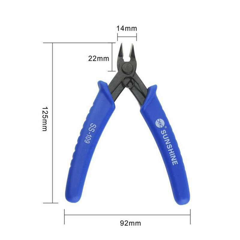 SUNSHINE SS-109 Kìm chéo Mini Dây cắt dây Tước đa năng Vũ nữ thoát y Dao Crimper Crimper Dụng cụ sửa chữa Cắt cáp
