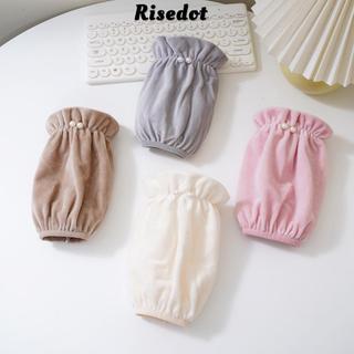 Vỏ bọc tay áo RISEDOT chống bụi bẩn với dây thun cố định, phù hợp bảo vệ trang phục mùa đông