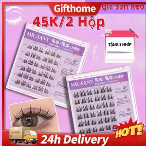 🚚【giao Hàng 24h】Tự dính Không keo Lông mi giả uốn cong lâu trôi Lông mi giả thế hệ mới