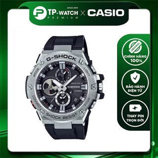 Đồng Hồ Nam Dây Nhựa Casio G-Shock GST-B100-1A Bluetooth Chính Hãng - GST-B100-1ADR Pin Năng Lượng Mặt Trời