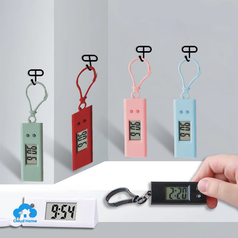 🌤️COD🌤️Đồng hồ treo tường mini hoạt hình đơn giản, nhỏ gọn, dành riêng cho học sinh Có thể dùng làm móc khóa