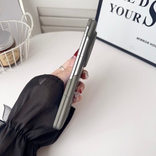 Ốp Lưng Cứng Mờ Trục Đôi Từ Tính Cho Vivo X FOLD 5 Gấp 3Pro Gấp 3 Vỏ Có Vỏ Đứng Nhẫn
