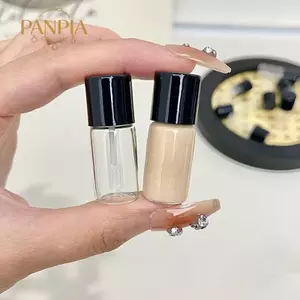 PNPIA- Chai nền rỗng Mini 5 / 10 CÁI 4ml Hộp đựng mỹ phẩm có thể đổ lại để đóng gói phụ du lịch tiện lợi