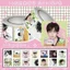 500 Chiếc Cheng Yi Vuông Thẻ Ins Thẩm Mỹ Cuộn Dán Kiwi Quạt Hỗ Trợ Ngoại Vi DIY Sổ Lưu Niệm Thủ Công Tiếp Liệu