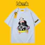 Chất Lượng Cao Bán Áo Sơ Mi Thường Ngày BKMK In Hình Hoạt Hình Mỹ Rời 100% Cotton Cổ Tròn Áo Thun Unisex Hàng Sẵn Có