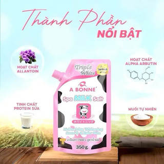 Muối Tắm Sữa Bò Tẩy Tế Bào Chết A Bonne Spa Milk Salt Thái Lan 350gr Sonbeauty.