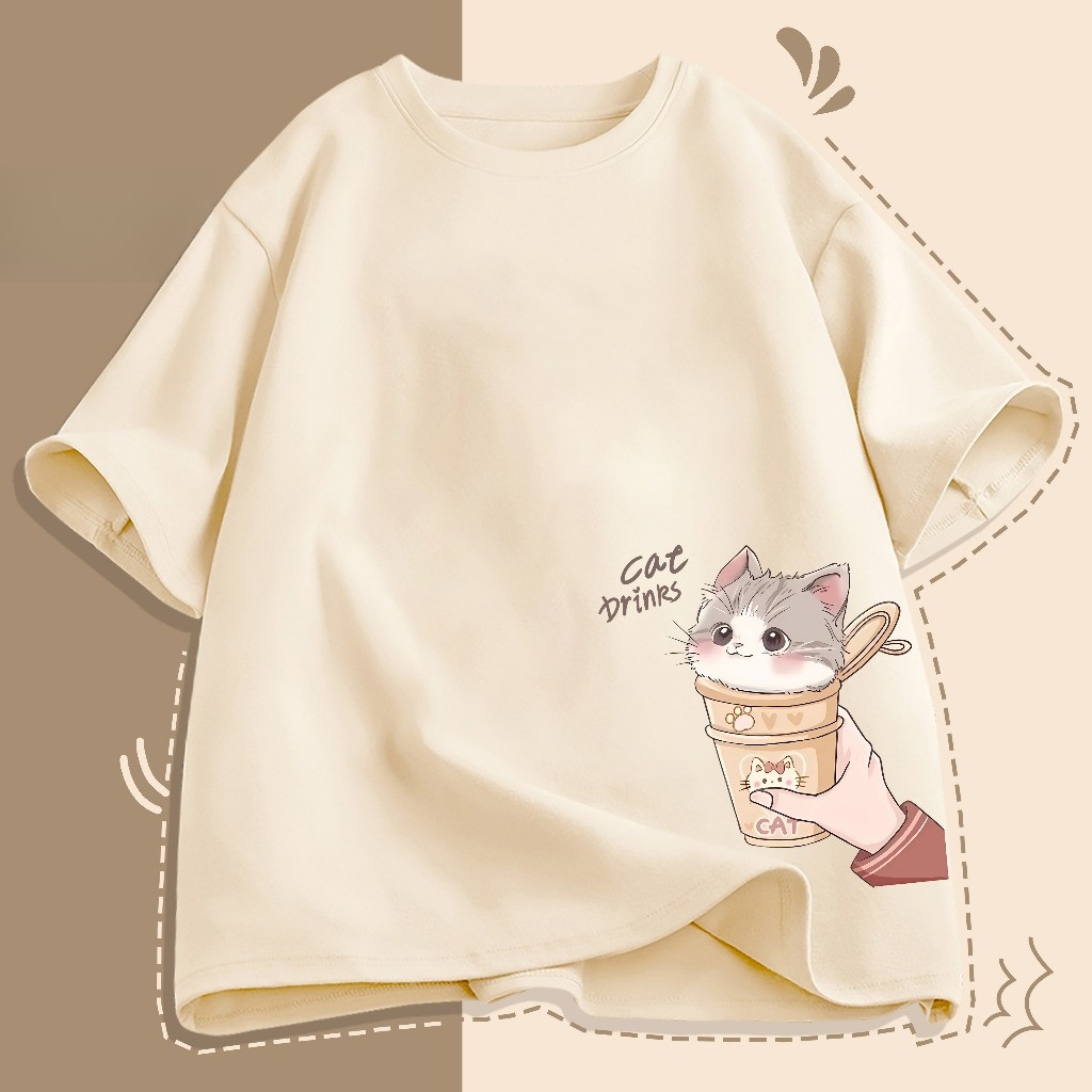 （Giao hàng 24h）Angela Áo Thun Unisex Golden Wheat Form Rộng Nam Nữ by JOLI Phong Cách Ulzzang J Joli Trendy