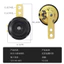 12V Mono Horn Sửa Đổi Còi Ốc Sừng Xe Máy Đa Năng Điện Xe Điện Sừng Chống Thấm Nước 7FKE