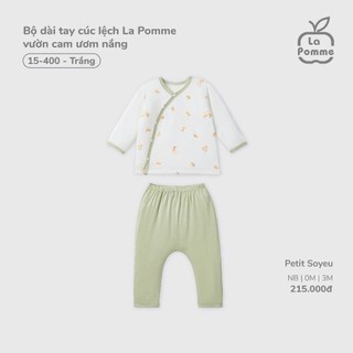 La Pomme SS26.T5.2 set sơ sinh vườn cam ươm nắng
