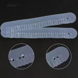 DELMER Phần mở rộng tóc Tấm chắn nhiệt, Mẫu bảo vệ keo trang điểm bền bỉ, Dụng cụ tạo kiểu tóc có thể tái sử dụng Dụng cụ bảo vệ nhiệt nhiều lỗ chuyên nghiệp có thể tái sử dụng Miếng đệm cắt tóc