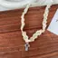 Kudosation Ngọt Ngào Mát Rỗng Chữ Thập Mặt Dây Đeo Ren Choker Nelace Cho Nữ Bé Gái Xương Đòn Dây Chuyền Trang Sức Dự Tiệc Quà Tặng Đẹp