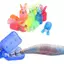 10 Chiếc Mực Jig Móc Bảo Vệ Vỏ Bảo Quản Tôm Bule Đuôi Móc Bao Câu Cá Jig Mồi Nắp An Toàn Tay Nhựa Mới