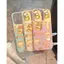 Gấu bơ màu vàngVân dâu áp dụng cho vỏ điện tvoại iPhone 15/16/17/11/12/13/14