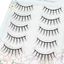 Lông mi giả thân cứng C Curl Bundle Effect Lông mi đen côn tự nhiên