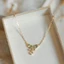 Nhẫn nữ zircon hình bướm xanh tươi khí chất thời trang cá tính và đa năng