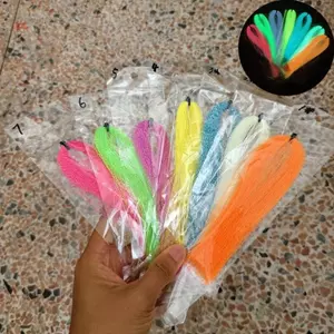 Shas Jig Tying Streamers Phát Sáng Flashabou Fly Tying Vật Liệu 7 Màu Pha Lê Flash Tinsel Dây Jig Câu Cá Mồi Cung Cấp