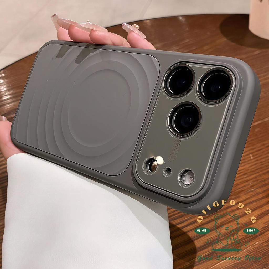 【 Ốp lưng iPhone17 】 Vỏ điện thoại từ tính nhạy cảm với da dạng lỏng túi khí iphone17 Pro Max 16 15 14 13 cho vỏ iPhone Vỏ mềm silicon TPU chống sốc