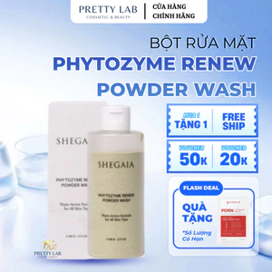 Bột Rửa Mặt Shegaia Phytozyme Renew Powder Wash 60g Làm Sạch Sâu, Giảm Bã Nhờn