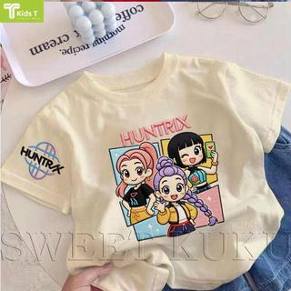 COD✅ (Hồ Chí Minh)Kids T Mall Áo phông tay ngắn In hình hoạt hình Áo Kiểu rộng và ấn tượng Trẻ em thời trang #VN653