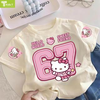 COD✅ (Hồ Chí Minh)Kids T Mall Áo phông tay ngắn In hình hoạt hình Áo Kiểu rộng và ấn tượng Trẻ em thời trang #VN659