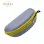 PNPIA- Hộp đựng kính EVA di động có móc Carabiner Kính râm đầy màu sắc Vỏ cứng Dây kéo Kính mắt Hộp bảo vệ Phụ kiện kính mắt
