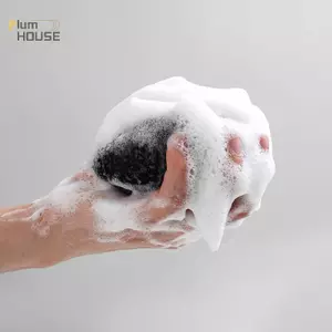 PlumHOUSE Tắm Bọt Biển Bóng Bàn Chải Làm Sạch Tắm Puff Body Cleaner Tẩy Tế Bào Chết Chà Tắm 3d Massage Bàn Chải Đồ Dùng Phòng Tắm VN