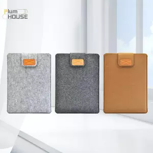 PlumHOUSE Túi đựng máy tính xách tay chống nước Máy tính bảng 11 12 13 14 15.6 16 Inch Dành cho máy tính xách tay Pro11 Vỏ máy tính xách tay nỉ tay Máy tính bảng mỏng VN