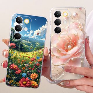 Dành Cho Realme C85 15X Ốp Lưng RMX5253 RMX5250 Vỏ Rồng Mát Dễ Thương Bướm Mềm Trong Suốt Silicon Ốp Lưng Điện Thoại Realme C85 2025 Vỏ