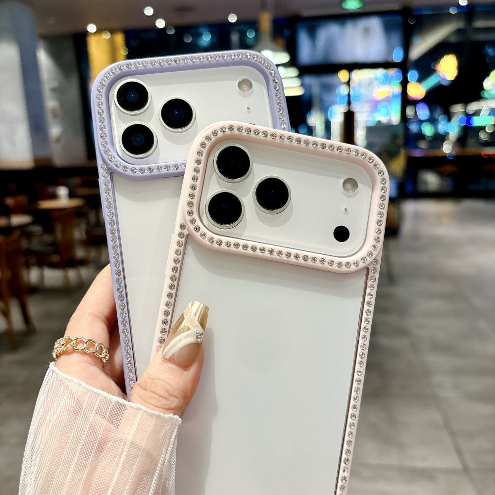 Ốp Điện Thoại Trong Suốt Cho iPhone 17 16 15 14 Pro ProMax 17Air Plus Chống Sốc