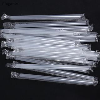 EGN 500 Chiếc DIY Ống Hút Nhựa Dùng Một Lần Ngắn Trong Suốt Nhọn Mỏng Ống Hút Uống Hàng Hóa Phụ Kiện Nhà Bếp N