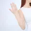 Găng tay vải tuyn MERIGGIARE, Găng tay dài siêu mỏng co giãn, Đầm dự tiệc găng tay đầy đủ ngón tay thời trang 70cm