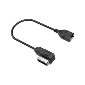 Cáp USB BTM Nhạc AMI Sang USB Nữ Bộ Chuyển Đổi Âm Thanh Dây Dữ Liệu Truyền Âm Thanh Trong Suốt Cho A6L Q5 Q7 A8L Phụ Kiện