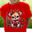 COD (Hồ Chí Minh)DREAMY BABY Áo thun Noel 2024, áo thun ngắn tay cho trẻ em trai và gái A219