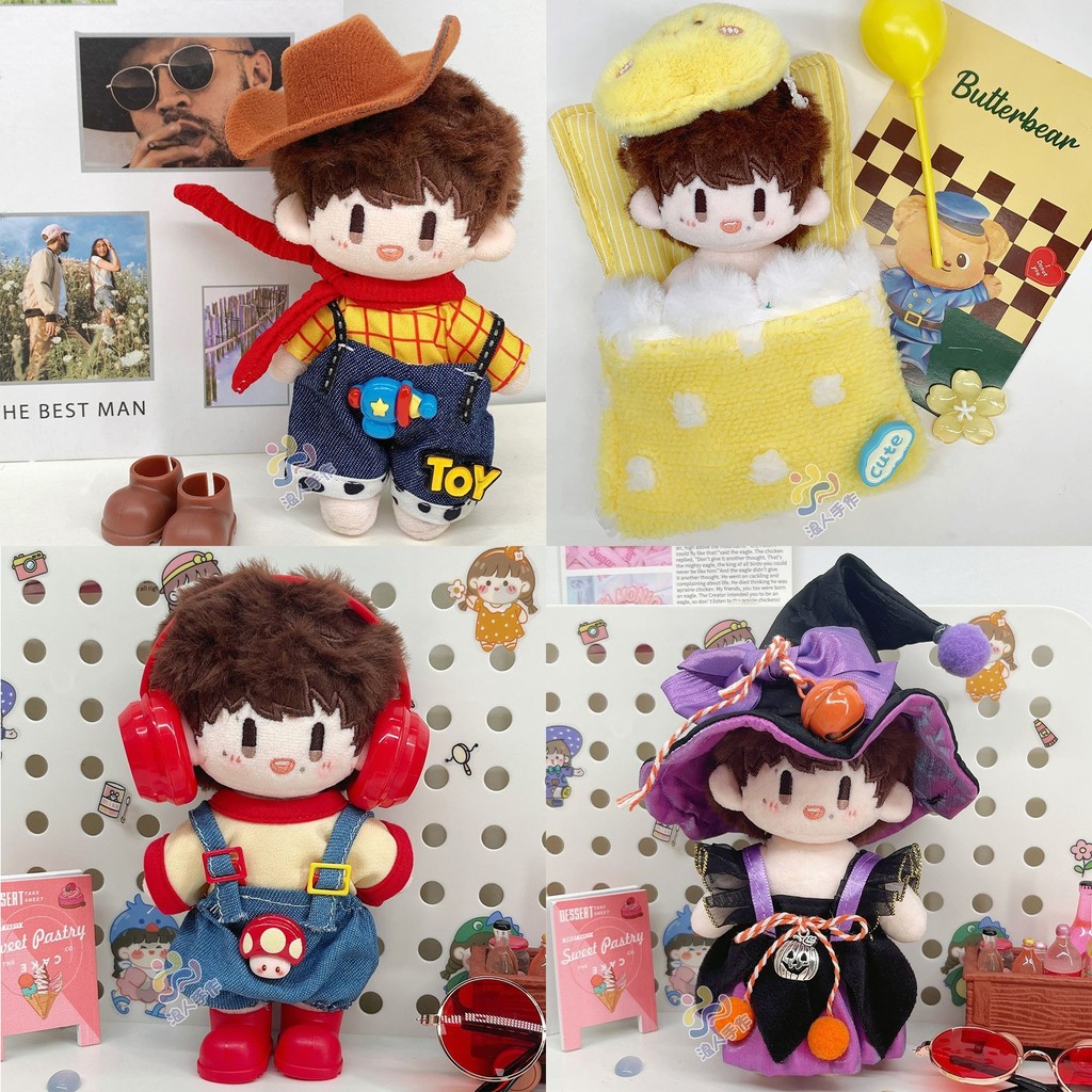 Quần áo cho búp bê Cocoa 10cm/15cm, chất liệu cotton, phù hợp cho bé 3.2