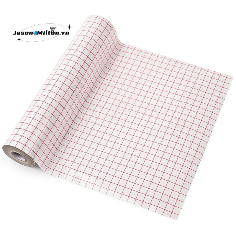 Băng giấy chuyển Vinyl trong suốt Lưới căn chỉnh cuộn màu đỏ trong suốt, Giấy chuyển cho Silhouette Cameo