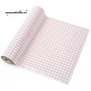 Băng giấy chuyển Vinyl trong suốt Lưới căn chỉnh cuộn màu đỏ trong suốt, Giấy chuyển cho Silhouette Cameo