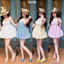 ĐẦM XÔ THÊU 2 DÂY NHÚN THUN HỞ NƠ LƯNG BÍ BYJOLIE